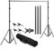 Selens 2x2m Adjustable Photography Background Support System Kit 6.6x6.6ft with Carry Bag 2 Backdrop Stand 2 Spring Clamps 4 Backdrop Clips for Photo Studio Video Recording Birthday Party