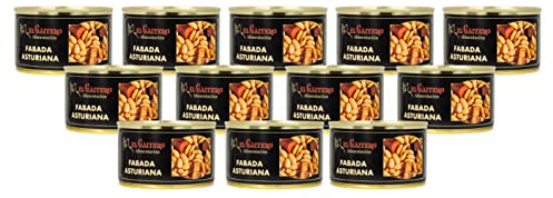 El Gaitero - Fabada Asturiana enlatada | Con chorizo y morcilla | Preparación rápida | 12 latas de 430gr