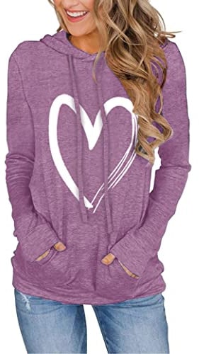 Penceni Casual Sweatshirt à Capuche Femme