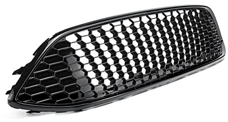 guostar Grill Front Bumper Auto Frontstoßstange Honeycomb Mesh Center Grill Panel Grille Grill Für Ford Für Focus Mk3 Für St Line 2015 2016 2017