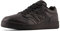 New Balance BB480 Herren-Sneaker, Schwarz/Weiß, 7.5 Wide Women/6 Men