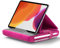 JSAUX Support Tablette, Coussin de Support pour Tablette Compatible avec iPad Pro 11 10.5 9.7 10.2 Air Mini, Kindle, Tablettes, Galaxy Tab, iPhone et Plus 4-11 dispositifs pour Lit, Canapé - Fuchsia