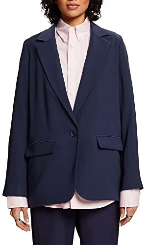 ESPRIT Damen 043EE1G315 Blazer, 400/NAVY, 40
