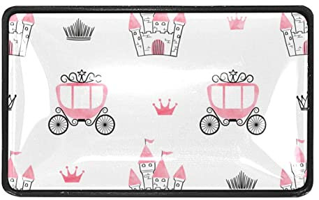 Prinzessin Schloss Krone Schublade Zuggriff 4 Stück für Kommode Küche Schrank Kleiderschrank