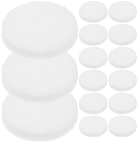 100 Pcs Essential Oil Diffuser Refill Pads - 22Mm Round Cotton Aroma Pendant Pads for Necklaces, Bracelets, Car