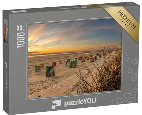 Puzzle 1000 Teile XXL „Sonnenuntergang Langeoog“ – aus der Puzzle-Kollektion Langeoog