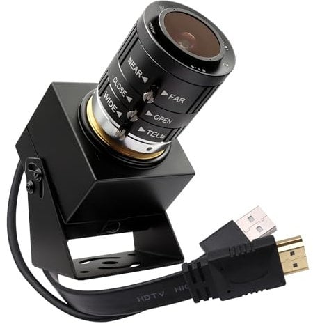 SVPRO 4K USB HDMI Camera Zoom Manuale Webcam H.264 Close-up Messa a fuoco variabile Telecamera esterna per computer con USB e HDMI Doppia uscita per Laptop Tablet TV Monitor