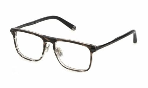 Philipp Plein Brillengestell für Herren, VPP019M-530XAS-21G, Grau, Ø 53 mm