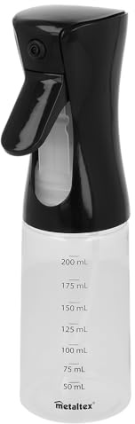 Metaltex Essig- & Ölsprüher 200 ml | feiner Sprühnebel, für Kochen, für Airfryer