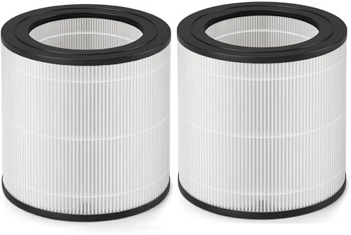 NIVMOWN 【2 Pack】Replacement HEPA Filter FY0611, Compatible with Philips 600i Air Purifier, Model Number AC0650 and AC0651/10, NanoProtect HEPA, Part FY0611/30