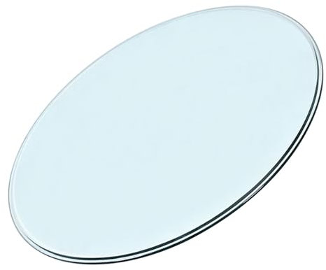 Plateau De Table En Verre – Plateau De Table En Verre Trempé, Verre Trempé, Plateau Rotatif, Plaque De Service En Verre, Pièces De Rechange For Meubles, Plateau De Table Rond En Verre.(100cm(39IN))