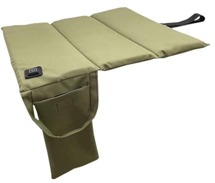 Milageto Beheiztes Sitzkissen, USB-Stromversorgung, warme Unterlage, Matte, tragbar, beheizbar, Sitzpolster, Stuhlpolster für Park, Trekking, GrÜn