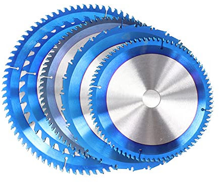 LKLNCXC Saw blade Carbide Wood Cutting Disc 210 250 255 300mm Circular Saw Blade Blue Coated TCT Saw Blade 24T 28T 40T 80T Saw Blade,1pc 250x30x40T(1pc 300x30x80T)