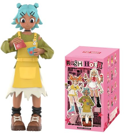 POP MART Peach Riot Rush Hour Series Figures Actionfiguren Sammelfiguren Sammler Kunstspielzeug Spielzeug Figuren Geschenk 1PC