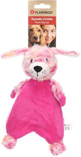Flamingo Jouet pour Chien Roza Rose | 16,5x7x28,5cm | Peluche Douce avec Couineur – Stimulant et Réconfortant pour Votre Chien !