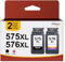 RUDGUZ PG-575XL CL-576XL Kompatibel für Canon Druckerpatronen 575 576 575 XL 576 XL Multipack 575XL 576XL PG575 CL576 PG575XL für Canon TS3550i Patronen TR4750i TS3551i TR4751i TR4755i (2er-Pack)