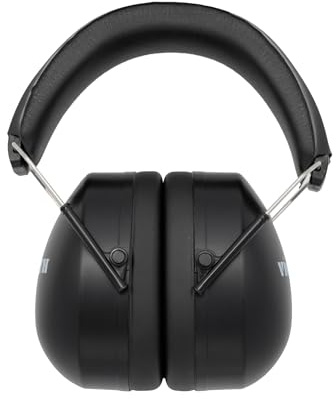 VIC FIRTH – DB23 - Cuffie Over Ear Noise Canceling, Riduzione rumore 25 dB, Protezione udito batteristi, Fascia imbottita, Custodia inclusa, Colore Nero