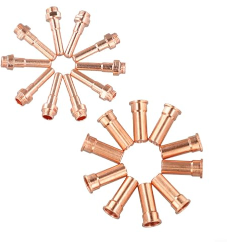 Plasma-Elektroden Und Düsen Set 20 Stück Für Cebora Für CP-70 Plasmaschneidbrenner, Ersatzteile 1403 1395/L, Hochwertige Materialien, Stabile Leistung, Zuverlässig, Qualitätsgeprüft