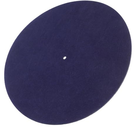 VALICLUD Schallplatten Matte aus Filz für Plattenspieler Antistatische Plattenspieler Filz Slipmat mit Stabilität und Vinylschutz für Büro und Reisen