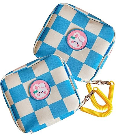 WRITWAA 2stücke Multifunktions-aufbewahrungstasche Für Damenbinden Und Tragbare Kleine Tasche Mit Münzfach Geeignet Für Schlüssel Kosmetika Und Schmuck Praktisch Für Reisen