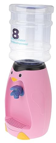 Homoyoyo Kleiner Wasserspender Kunststoff Ml Manueller Trinkbrunnen Pinguin Motiv für Büro Schlafzimmer