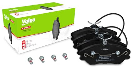 Valeo 4er-Set Bremsbeläge Expert 302011A, Vorderachse | ausgestattet mit montiertem Zubehör, ECE-R90 zertifiziert, Valeo Qualität, Getestet für optimale Haltbarkeit und Leistung