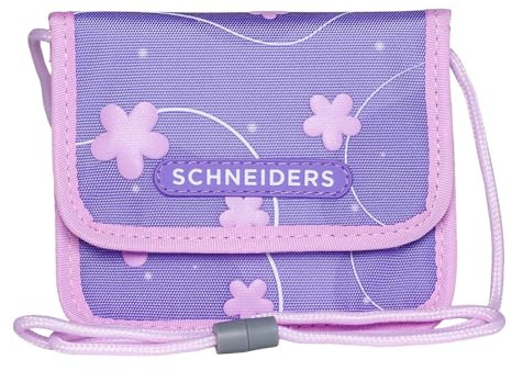 Schneiders Brustbeutel Geldbörse Neck Pouch Flowery Flieder
