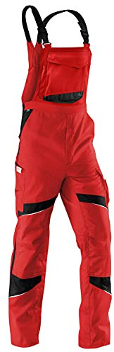 KÜBLER Workwear | KÜBLER ACTIVIQ Arbeitslatzhose | mittelrot/schwarz | Größe 102