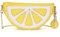 Borsetta a tracolla da donna, a forma di limone, cocomero, ananas, fragola, Giallo