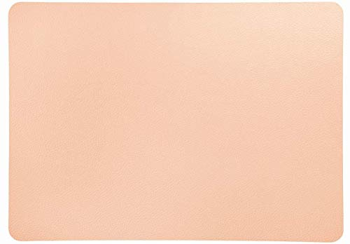 ASA Leder Tischset, balletslipper 46x33cm, Lederoptik