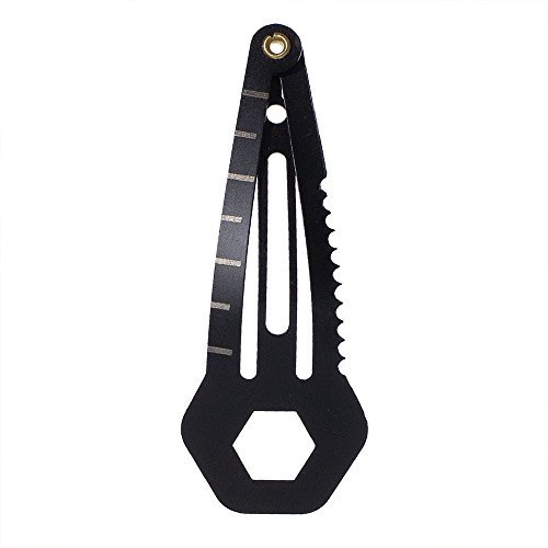 West Coast Paracord Utility Haarspange (Schwarz, 2 Stück)