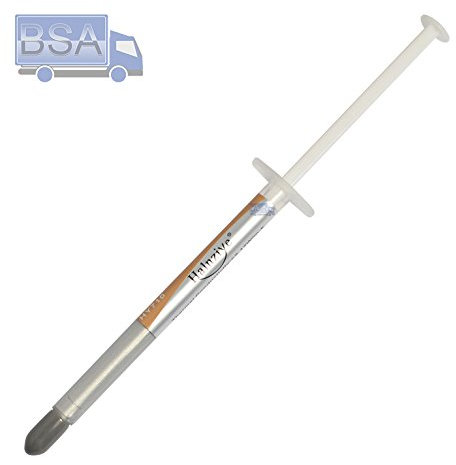 Halnziye 3 x Pâte Thermique pour CPU HY710 0,5 g Argent 3.17 W/m-k Thermal Grease 3 x