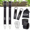 OVERMONT 1 Paar Schaukel Befestigung Hängematte Befestigung Schaukel Aufhängung Gurt Kit mit 2 D-Haken Karabiner und 2 Baumschutz Polyester Max 550KG
