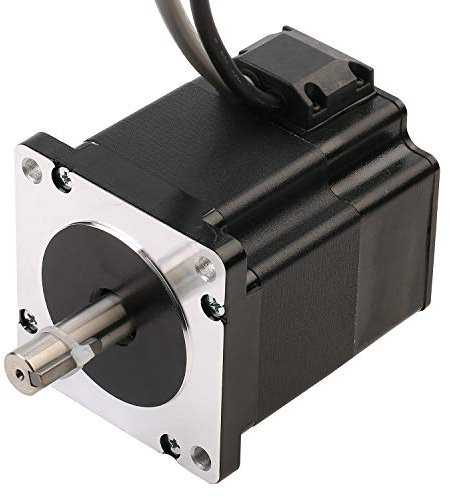 RTELLIGENT Schrittmotor mit geschlossenem Regelkreis 4 Nm Nema 34 Hybrid Bipolar 98 mm Länge 2 Phase 6 A mit 14 mm Welle 1000 Encoderauflösung für Maschine