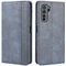HualuBro Cover per Huawei P40 Lite 5G, Flip Cover a Libro in Retro PU Pelle Magnetica Antiurto Case Portafoglio Custodia per Huawei P40 Lite 5G Cover (Blu)