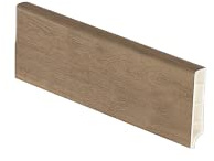Battiscopa PVC Impermeabile, Marrone Effetto Legno, H70xL2500mm, 5 Pz Tot. 12.5m, Rovere Cioccolato