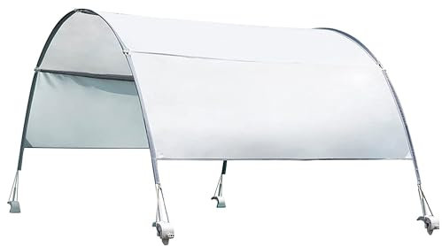 Intex 28054E - Toldo Protector UPF 50 Plus, fácil de Instalar, Impermeable, para Piscinas rectangulares de 9 pies o más pequeñas, Color Gris
