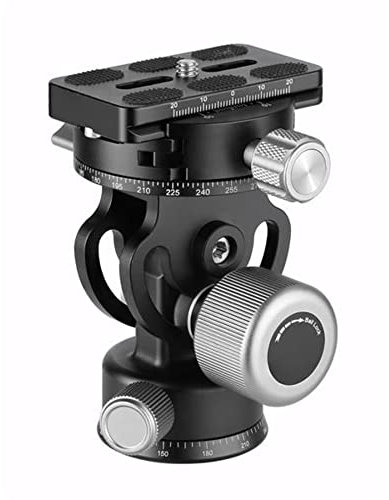 LEOFOTO Monopod Head VH-20 (LF-VH-20) Nero per Fotocamera con Compatibilità Arca-Swiss