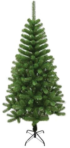 Maury's Albero di Natale Artificiale Ortisei Verde Sintetico Verde 180 cm Folto Effetto Realistico Decorazione Natalizia Rami a Gancio