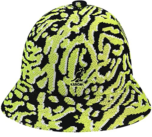 Kangol Carnival Casual Dart Frog Stoffhut Glockenhut Sommerhut Sonnenhut Damen/Herren - mit Futter Sommer Frühling-Sommer - L (58-59 cm) grün