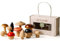 Youuys 11 Stück Baby Pilzspielzeug aus Holz Pilzdekor Holzpilze Montessori Spielzeug Holz Spielzeug Wohnzimmer Garden Deko DIY Basteln Kinder Lernspielzeug für Jungen und Mädchen Geschenk