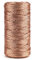 G2PLUS 100M Metallic Schnur 1.5mm Roségoldfaden Kordel DIY Bastelschnur, Verpackungsschnur für Geschenkpapier, Dekoration, Handwerk