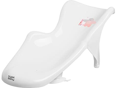Hylat Baby Transat bain bébé - aide précieuse pour le bain des nourrissons et des bébés de la naissance à environ 6 mois, Couleur:blanc, Motif:Friends