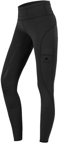 ELT Reitleggings Hanna High Waist, schwarz, Gr. 38