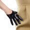 DooWay Lange Lederhandschuhe für Damen, Kunstlack-PU, Wet-Look, sexy Kostüm, glänzend, Schwarz, 13 cm - 100 cm, Glänzendes Schwarz, 13 cm, 38