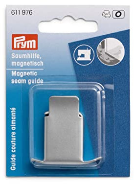Prym 611976 Magnetic Seam Guide, Silver Nahtführung, silber