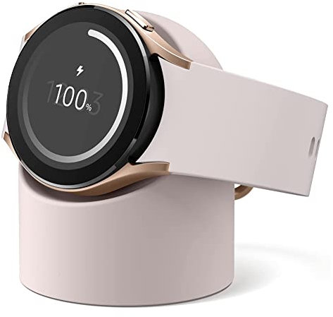 Cargador portátil cuna antideslizante cargador inalámbrico soporte soporte soporte para Samsung Galaxy Watch 4/4 clásico/3