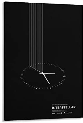 Interstellar Filmposter, Filmposter, Heimdekoration, Poster, Wandkunst, Hängebild, Druck, dekoratives Gemälde, 60 x 90 cm
