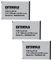 EXTENSILO 3x Replacement Battery compatible with Polaroid DVC-00725F Camera DSLR (1300mAh, 3.7 V, Li-ion)