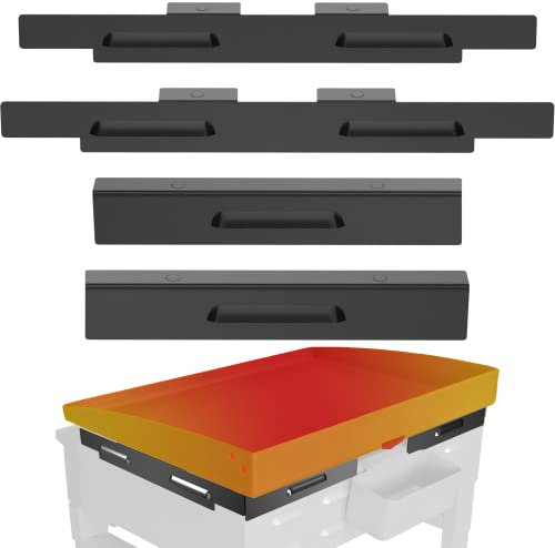 Verbesserter magnetischer Windschutz für Blackstone 55,9 cm Grillplatte, passend für Blackstone Grillzubehör, schützt Flamme, hält Wärme, spart Gas, pulverbeschichteter Edelstahl
